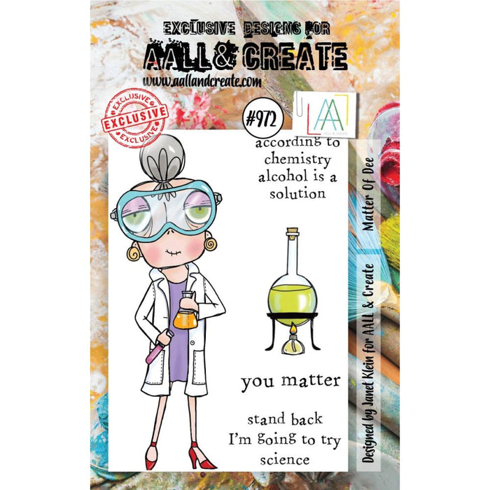 AALL And Create | A7 Photopolymer Clear Stamp Set | Matter Of Dee