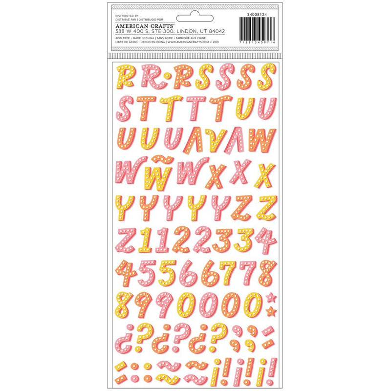 Obed Marshall | Fantastico Thickers Stickers 180/Pkg | Enjoy Alphabet
