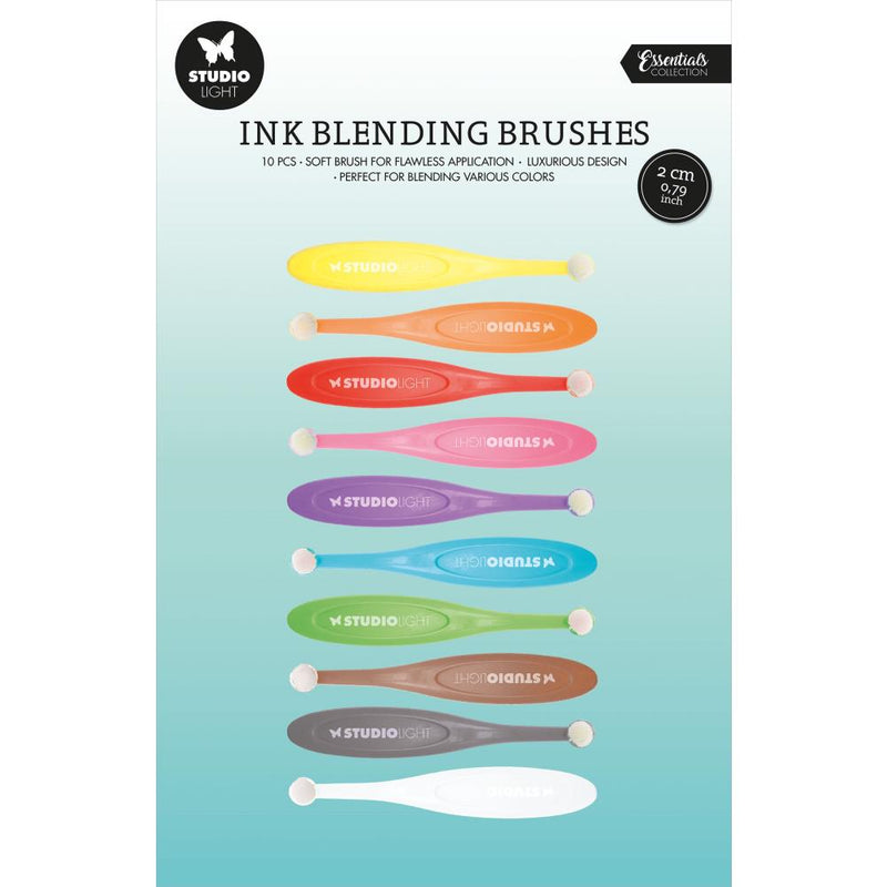Studio Light | Essentials Ink Blending Brushes 10mm 10/Pkg | Nr.05