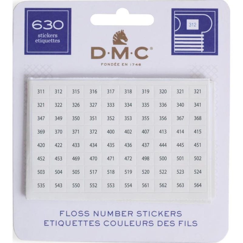 DMC | Floss Number Stickers
