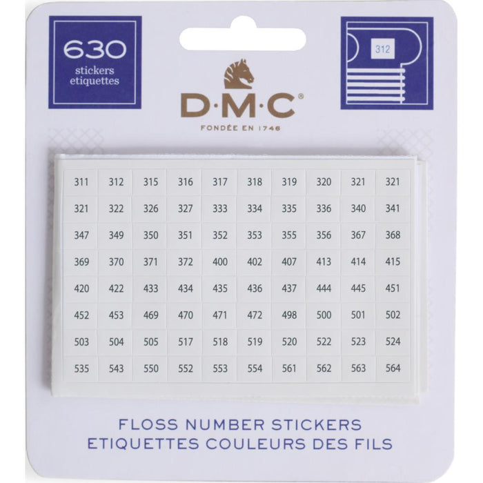 DMC | Floss Number Stickers