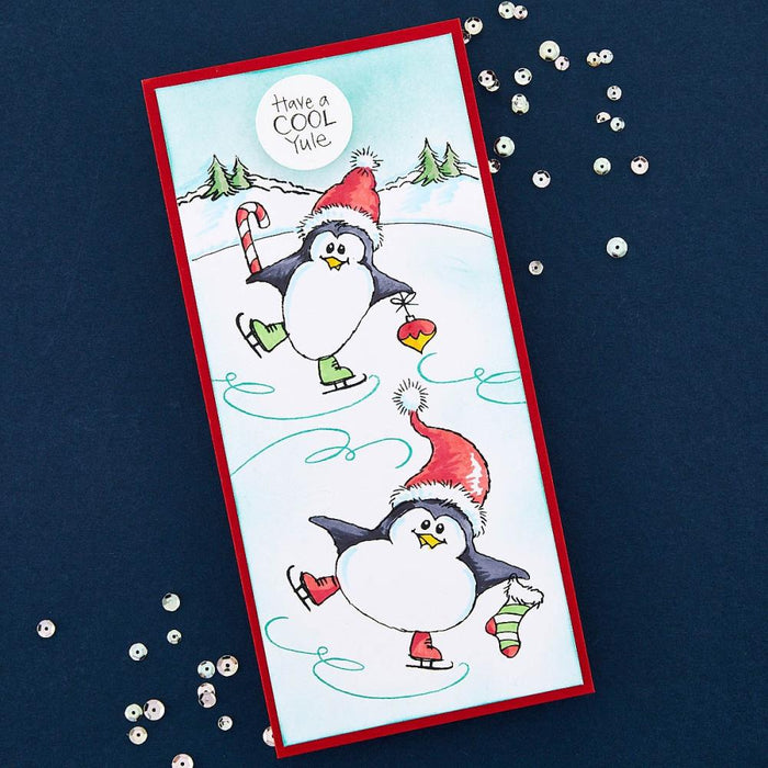 Stampendous | Clear Stamp Set | FransFormer Snowy Penguins