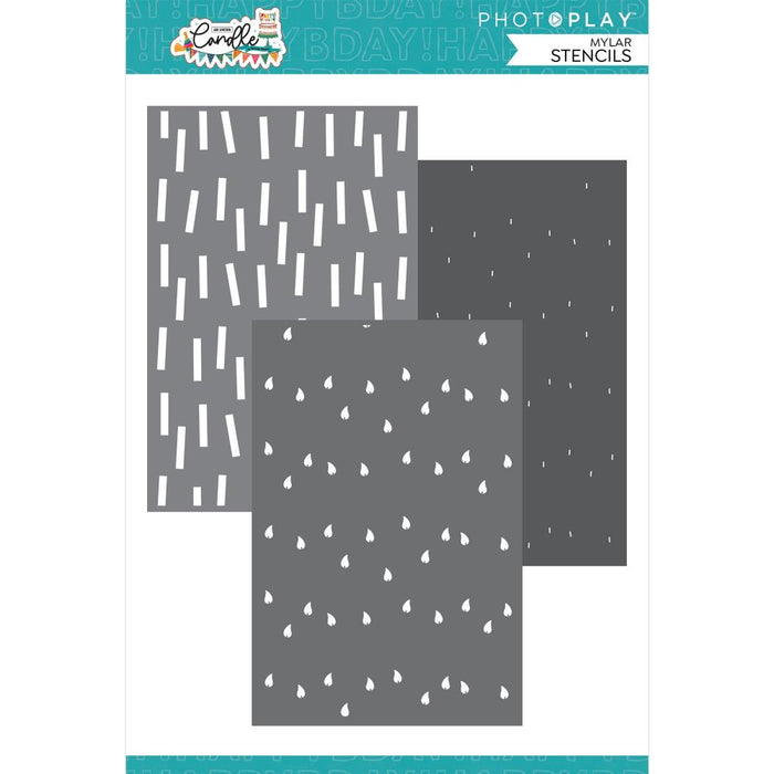 PhotoPlay | Add Another Candle Stencil 6"X9" 3/Pkg