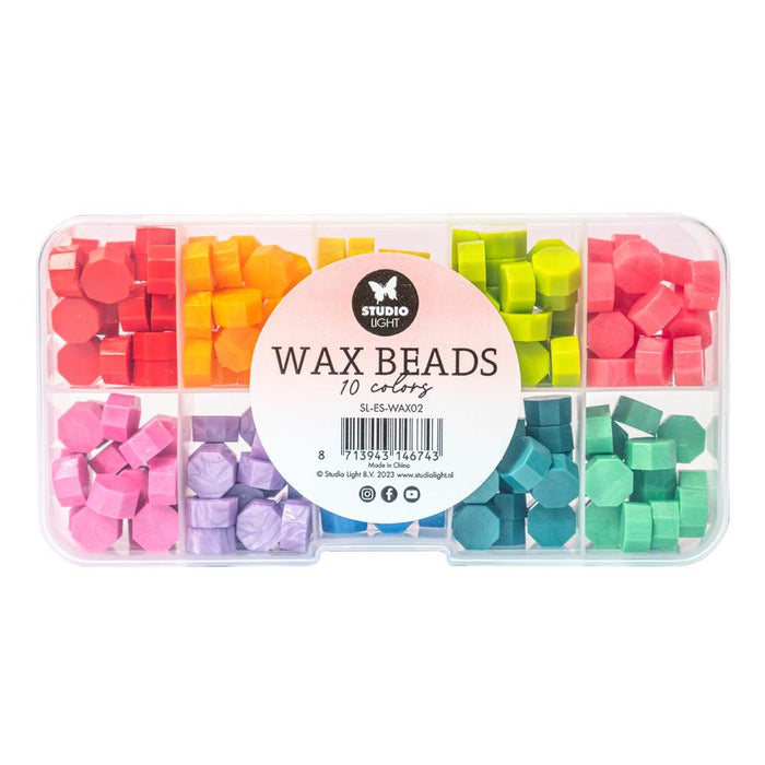 Studio Light | Essentials Wax Beads 10 Colors | Nr. 02, Brights