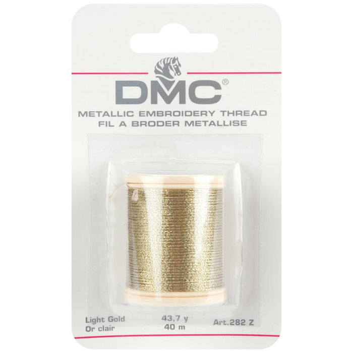 DMC | Metallic Embroidery Thread 43.7yd | Light Gold