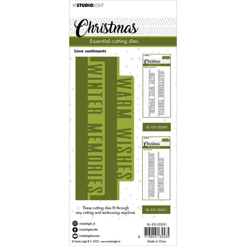 Nr. 241, Christmas Love Sentiments | Cutting Die