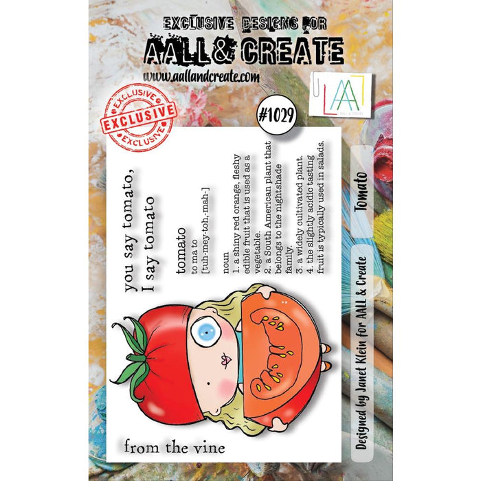AALL And Create | A7 Photopolymer Clear Stamp Set | Tomato