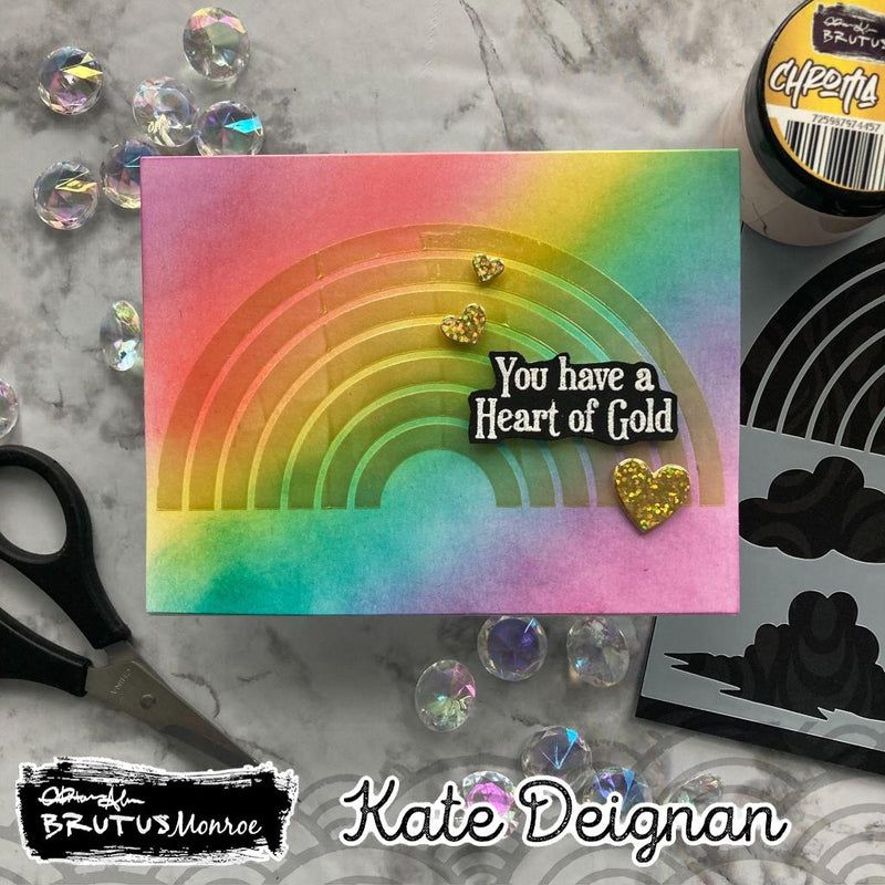 Chasing Rainbows | Mixed Media Stencil