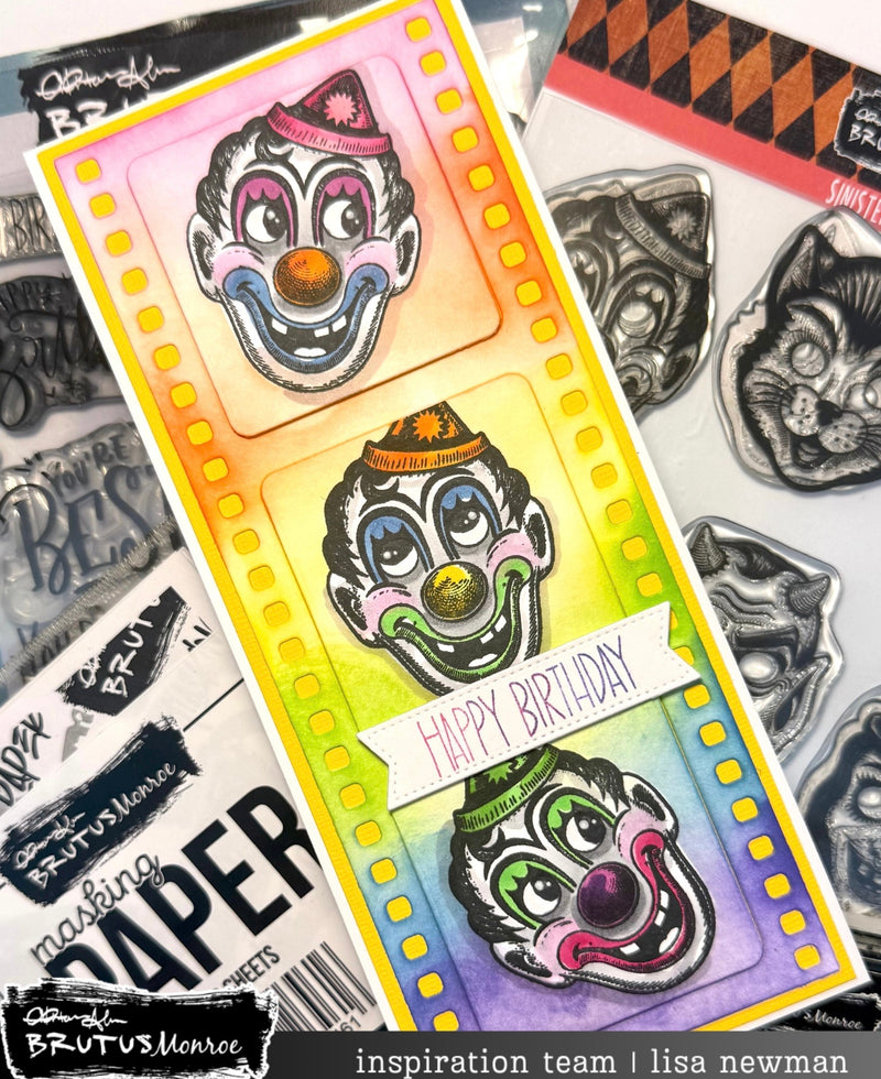 Sinister Smiles | 6x6 Stamp Set