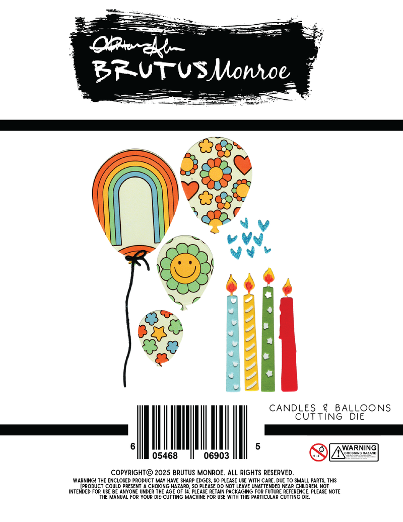 Balloon and Candles | Cutting Die
