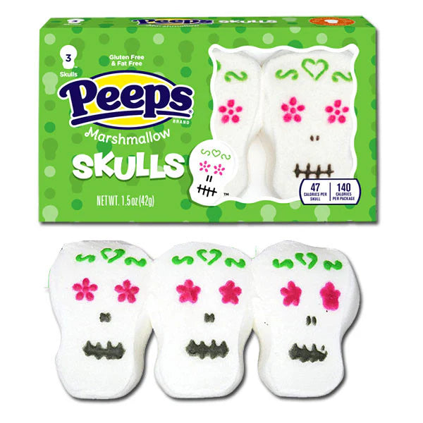 PEEPS Marshmallow Skulls