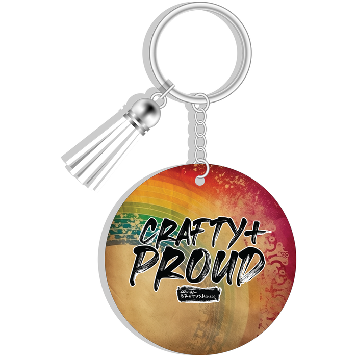 Crafty + Proud | Keychain
