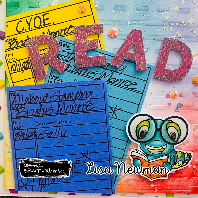 Bookworm | 2x3 Stamp Set