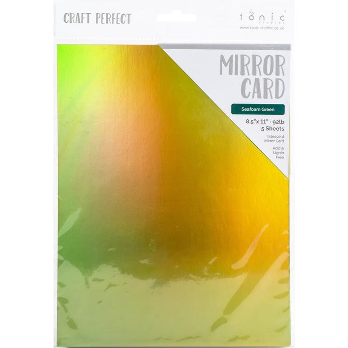 Craft Perfect Iridescent Mirror Cardstock 8.5"X11" 5/Pkg