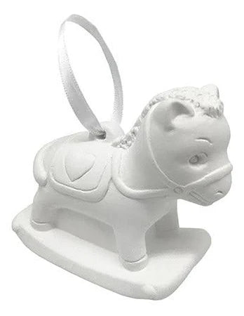 Rocking Horse | Plaster DIY Ornament