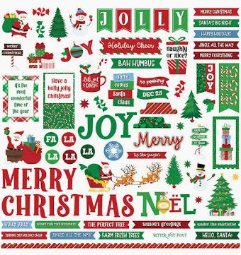 Santa Please Stop Here | Element Stickers