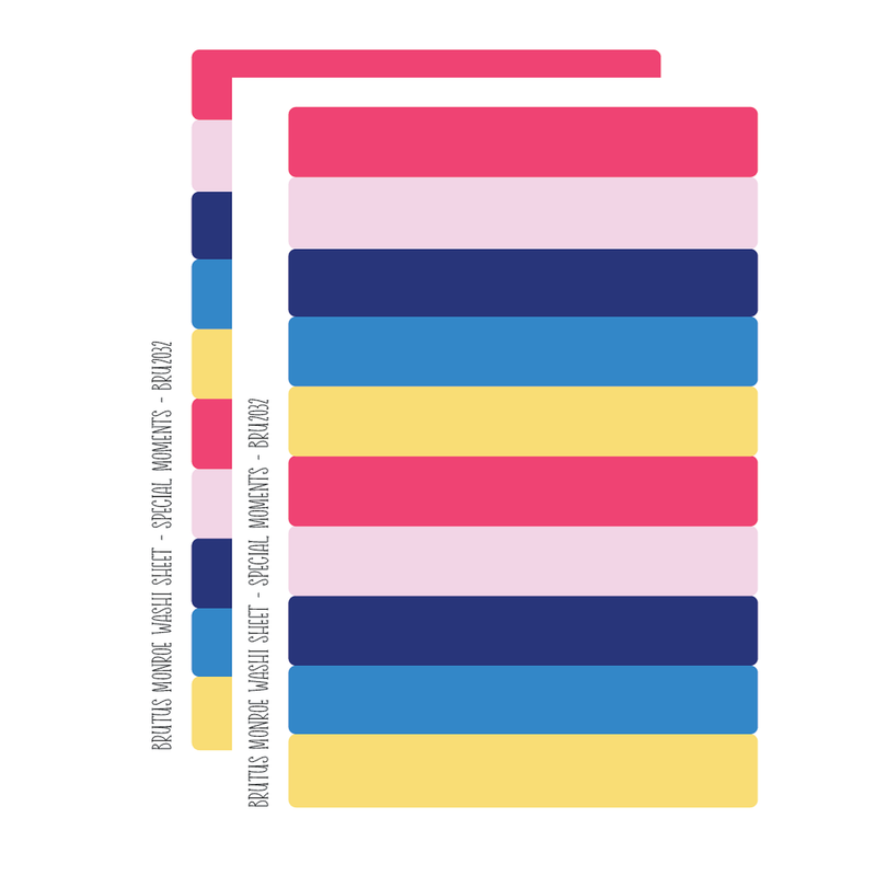 Special Moments | Washi Sheet