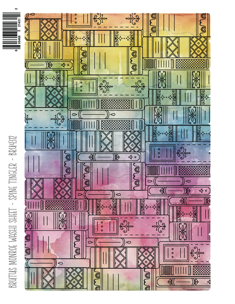 Spine Tingler | DuoFoil Washi Sheet