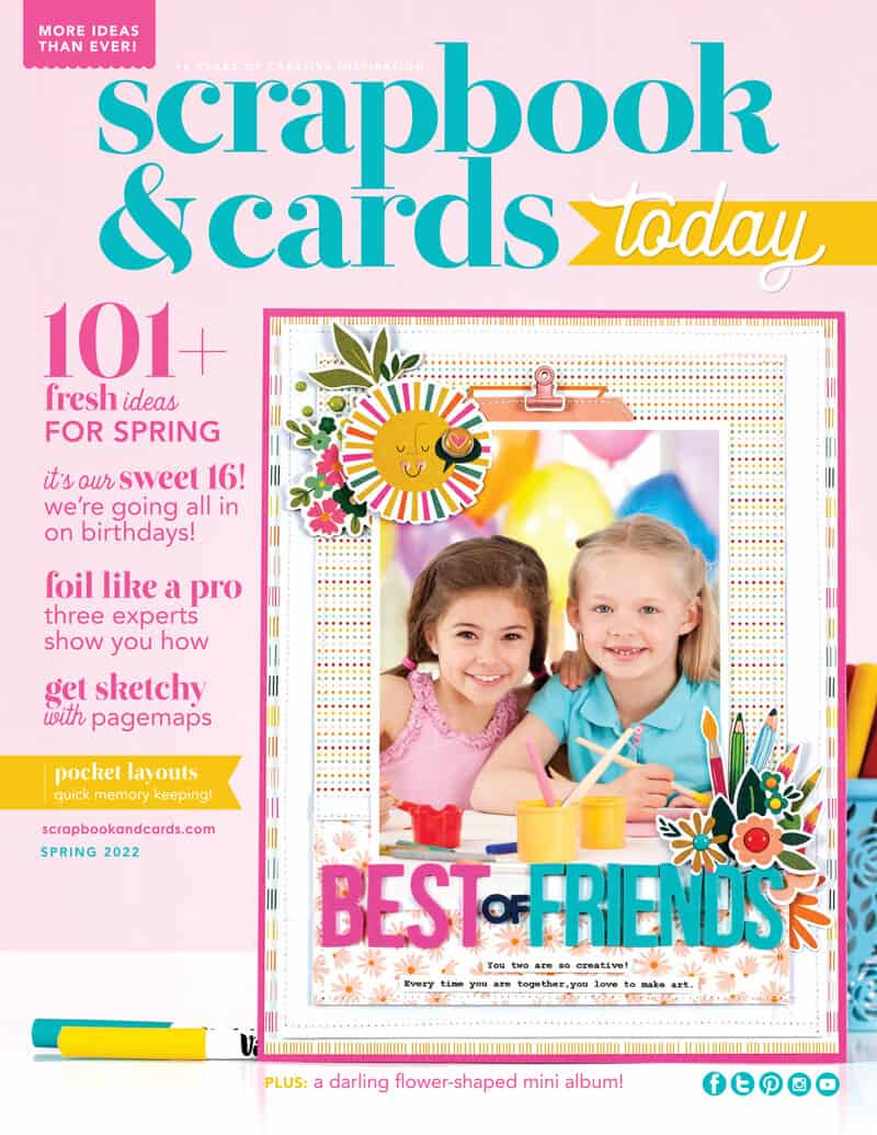 Scrapbook & Cards Today Spring 2022 Magazine