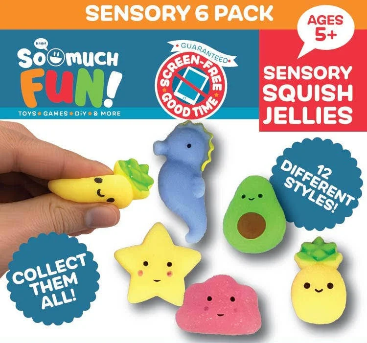 Sensory Squish Jellies | 6pc Variety
