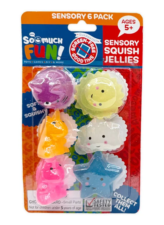 Sensory Squish Jellies | 6pc Variety