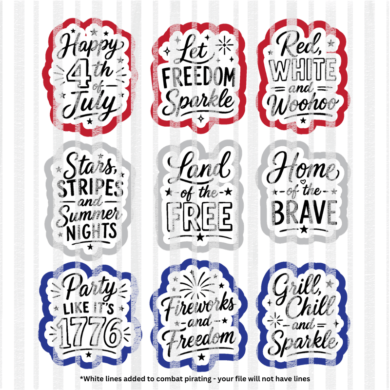 Stars & Stripes | Digital Cut Files