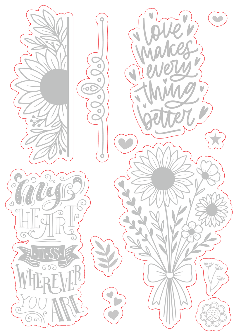 Sunflower Soiree | Digital Cut File