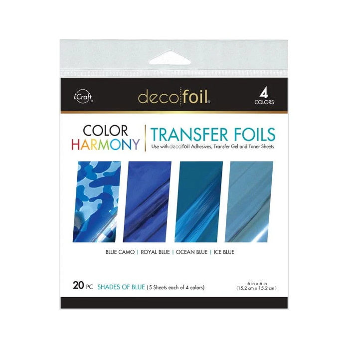 Deco Foil Color Harmony Transfer Foil Multi-Pack | Shades of Blue