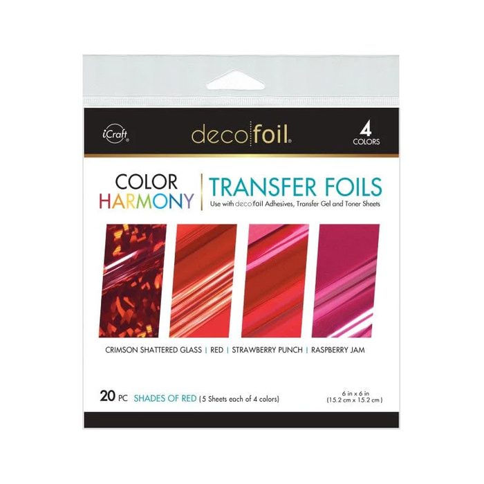 Deco Foil Color Harmony Transfer Foil Multi-Pack | Shades of Red
