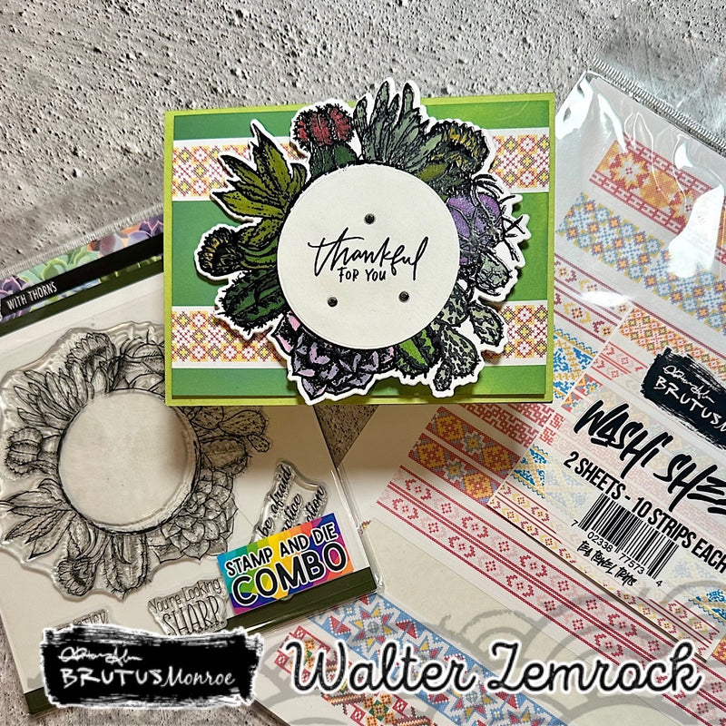 With Thorns | 6x6 Stamp