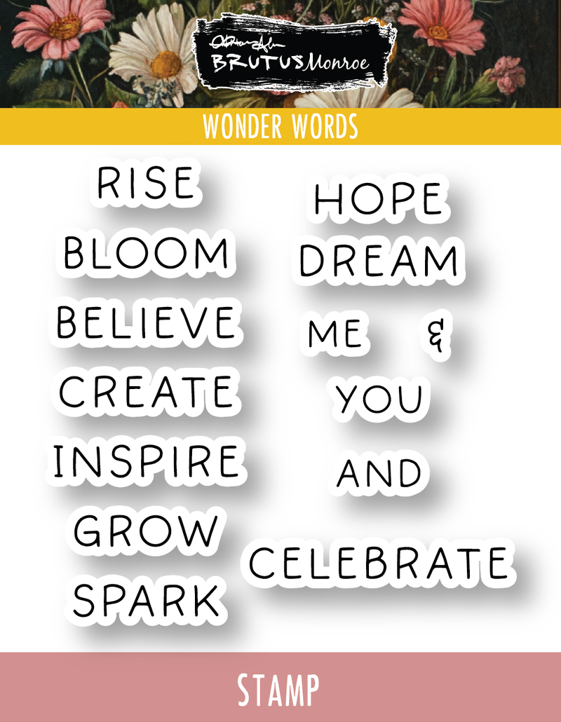 Wonder Words | 3x3 Stamp Set