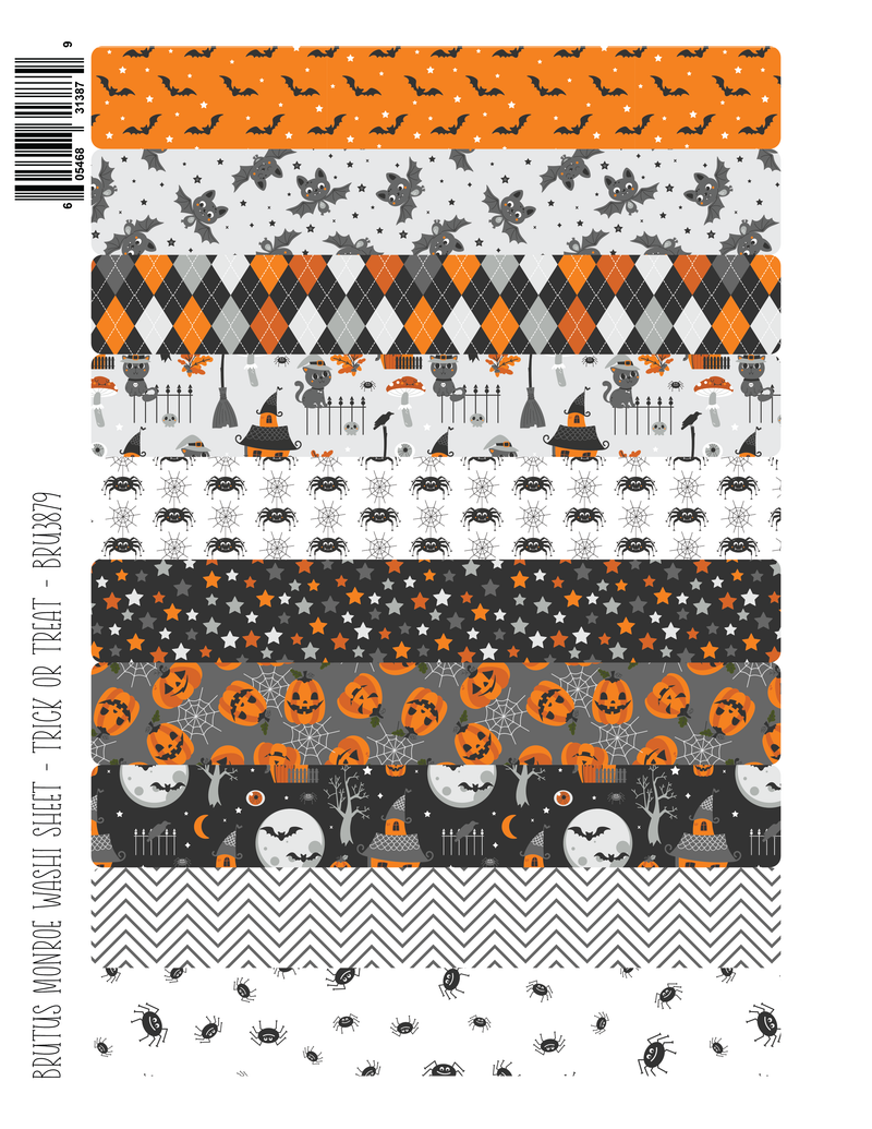 Trick or Treat | Washi Sheet