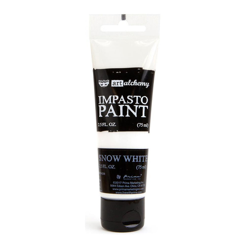 Finnabair | Art Alchemy Impasto Paint 2.5 Fluid Ounces | Snow White