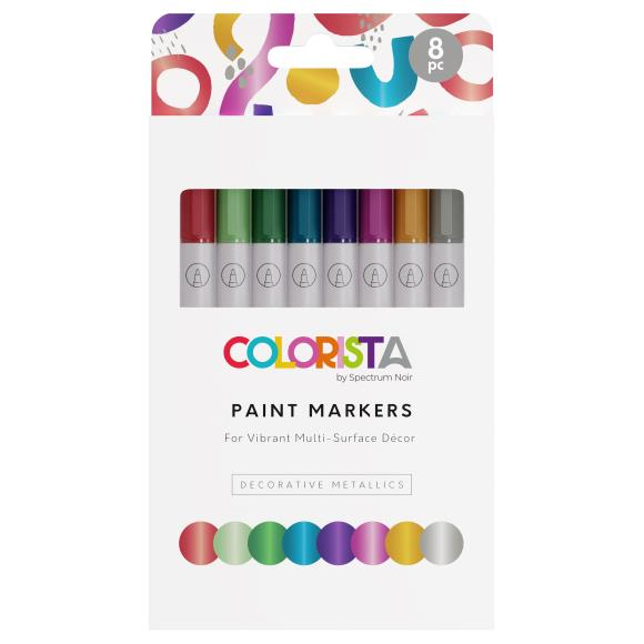 Colorista | Paint Marker 8/Pkg | Decorative Metallics