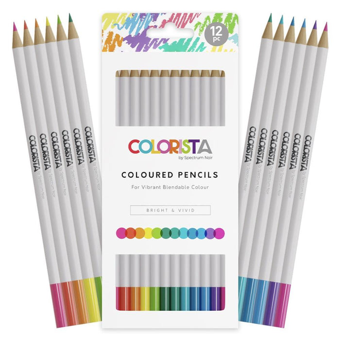 Spectrum Noir Colorista Colour Pencil | 12 Pencils | Bright & Vivid