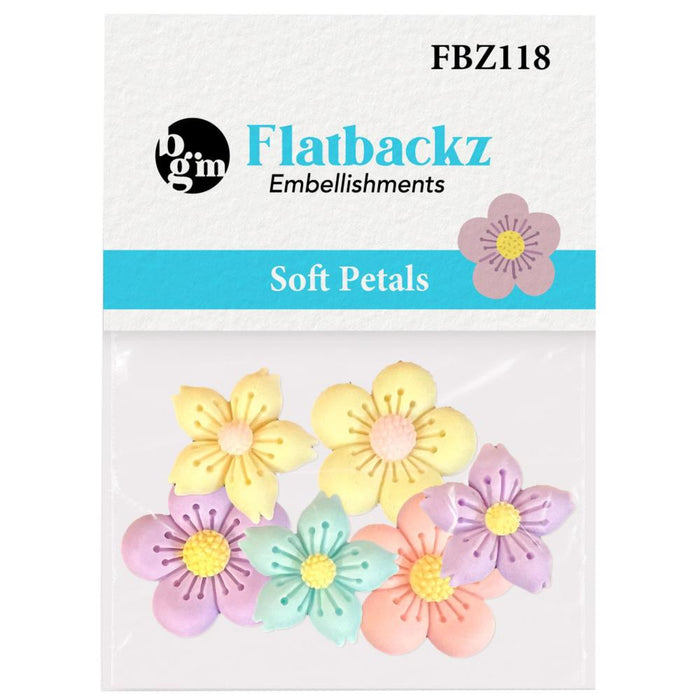 Buttons Galore | Flatbackz | Soft Petals
