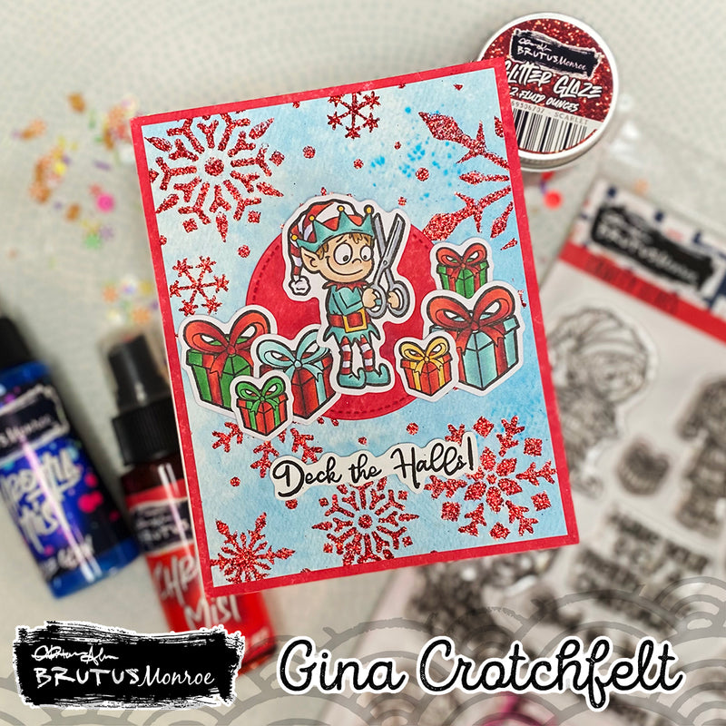 Crafty Elves | 6x8 Stamp Set