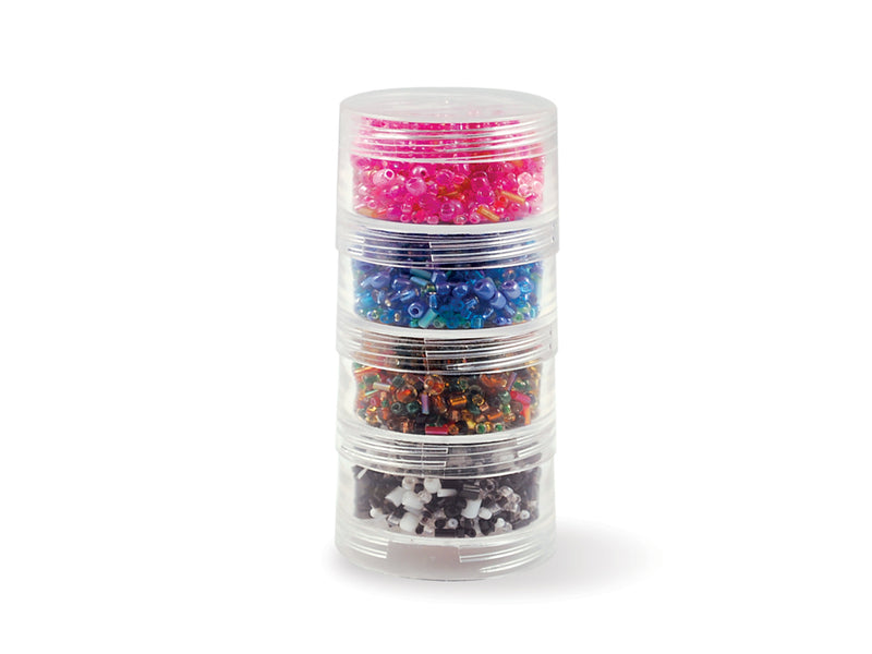 Screw-Stack Canisters | 4 Jar | 1 7/8"x1"