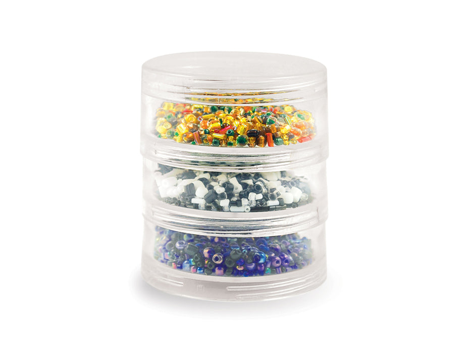 Screw-Stack Canisters | 3 Jar | 2.75"x1"