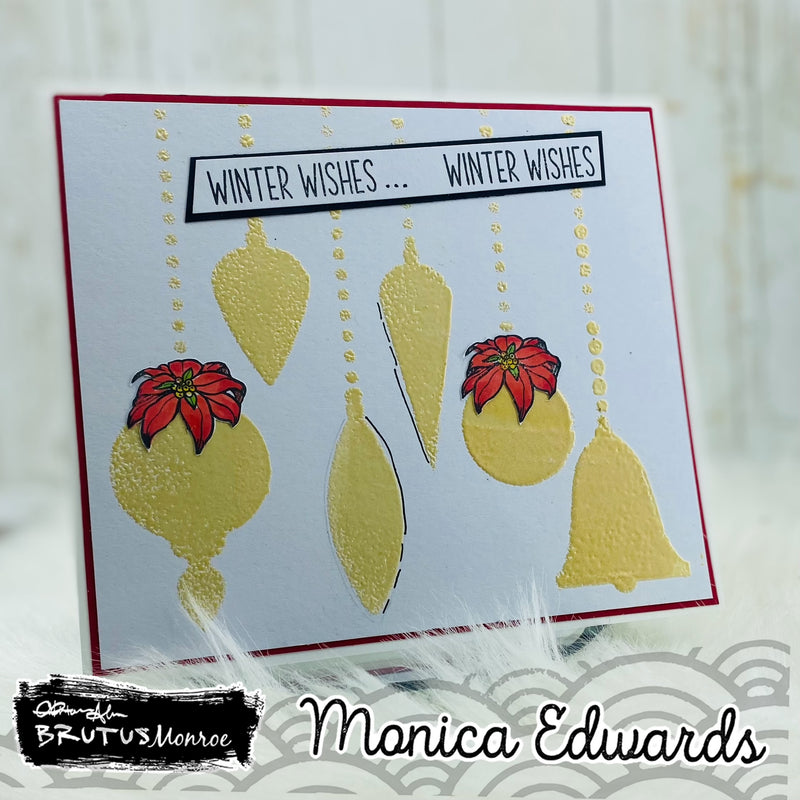 Poinsettia Builder | 4x6 Stamp Set