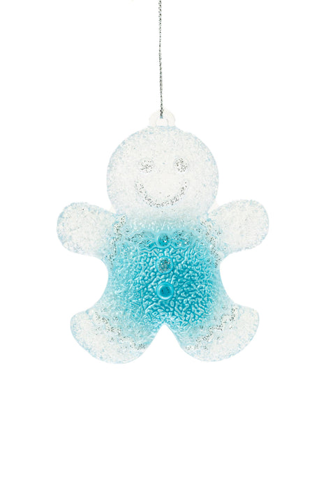 Starlight Collection - Blue Gingerbread Cookie Ornament