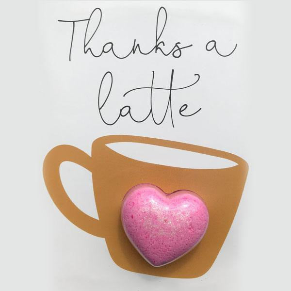 Feeling Smitten - Thanks A Latte Bath Card