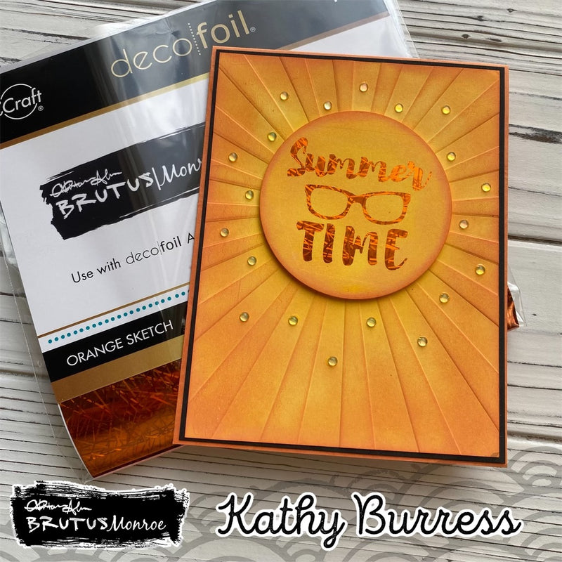 Summer Sizzle - Brutus Monroe | Adhesive Transfer | Deco Foil