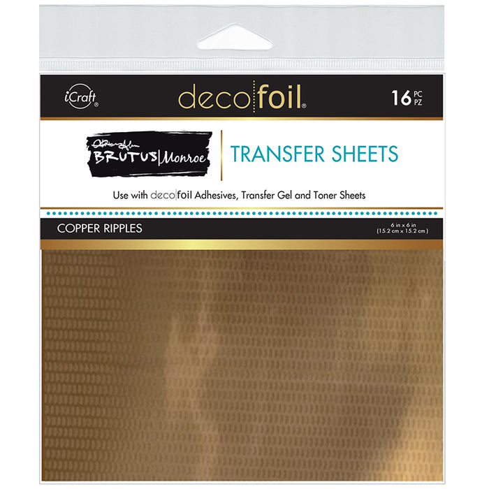 Brutus Monroe | Foil Transfer Sheets | Copper Ripples