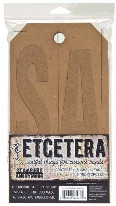 Tim Holtz Etcetera Thick Board - Small Tag