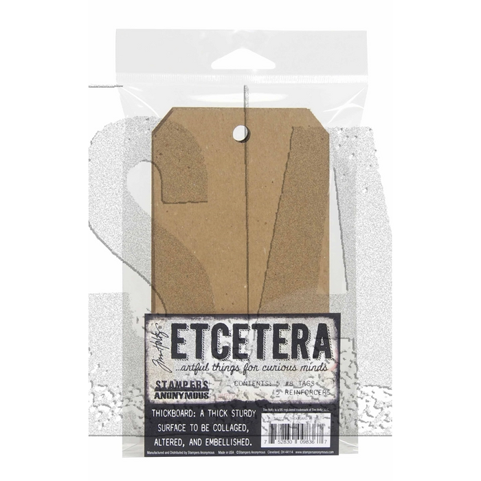 Tim Holtz Etcetera Thick Board - #8 Tag