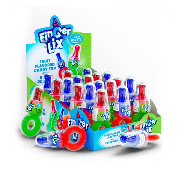 Finger Lix with Sour Powder Candy, 0.88oz