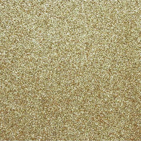 Sticky Back Glitter Sheet - Gold - 12x12 inches