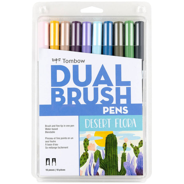 Tombow - Dual Brush Pen Art Markers: Desert Flora - 10-Pack