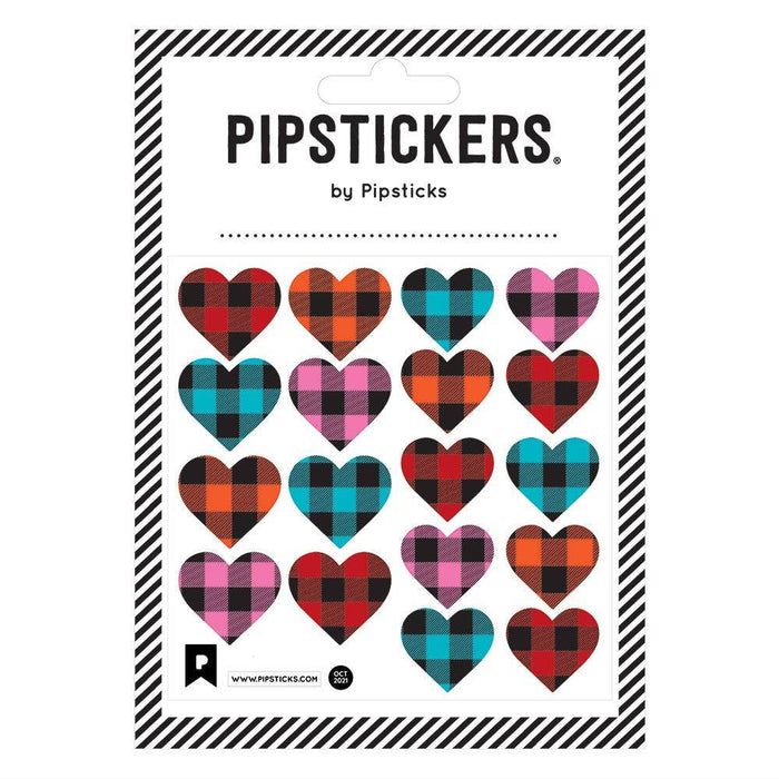 Pipsticks - Fuzzy Flannel Hearts